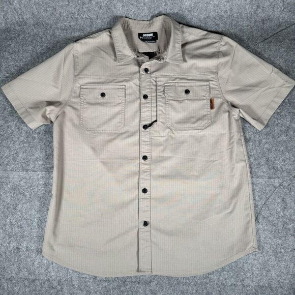 Off The Grid Shirt Men's XL Short Sleeve Heavy Ripstop Thunderbolt Outdoors - Picture 1 of 4